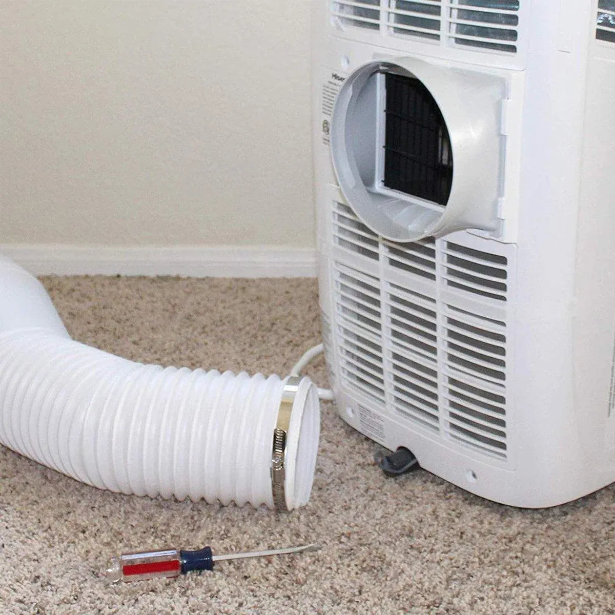 Portable Air Conditioner Exhaust Hose 13/15cm Extendable Vent Pipe PP Steel Wire - 3m x 13cm