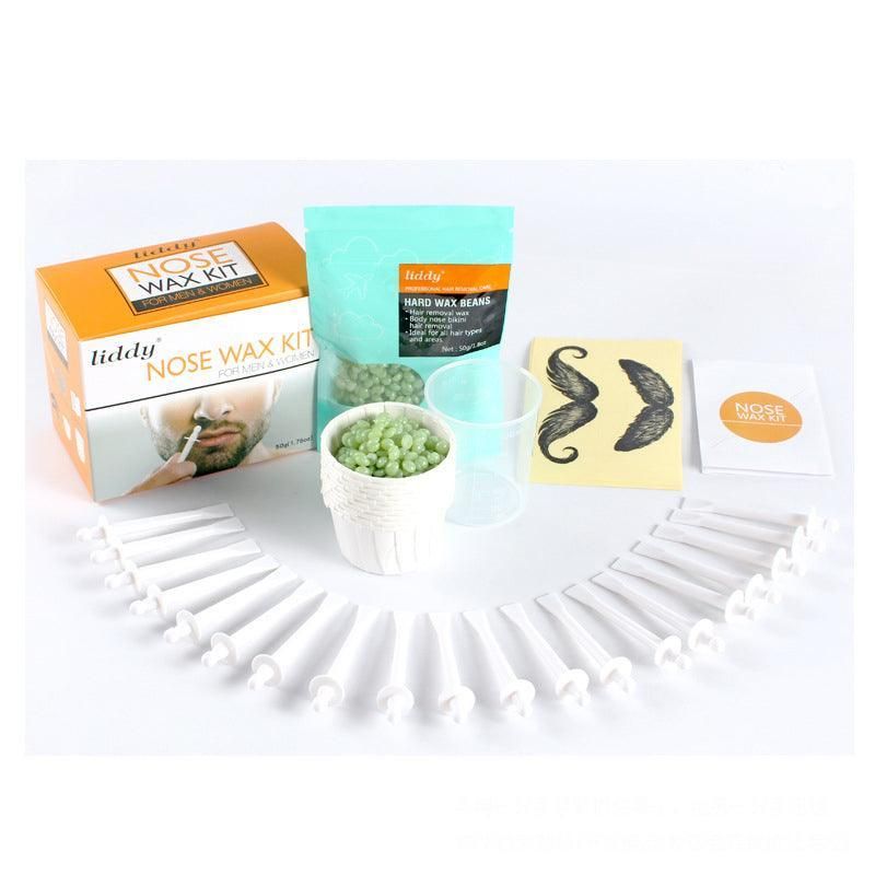 Nose Ear Hair Removal Wax Kit Sticks Easy Mens Nasal Waxing Remover Strips