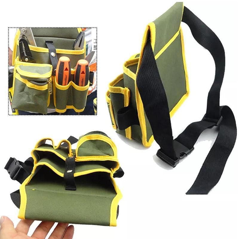 Electrician Tool Bag Waist Pocket Maintenance Pouch Belt Storage Canvas Holder