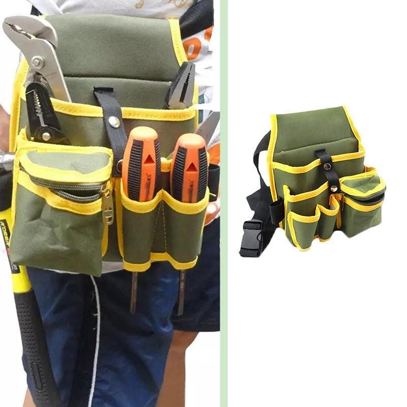 Electrician Tool Bag Waist Pocket Maintenance Pouch Belt Storage Canvas Holder