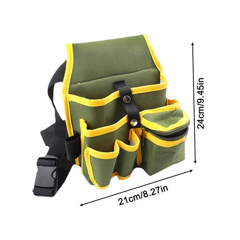 Electrician Tool Bag Waist Pocket Maintenance Pouch Belt Storage Canvas Holder