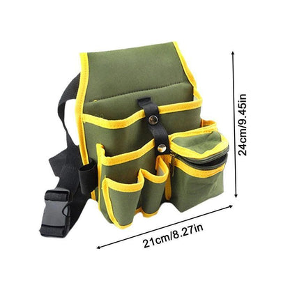 Electrician Tool Bag Waist Pocket Maintenance Pouch Belt Storage Canvas Holder