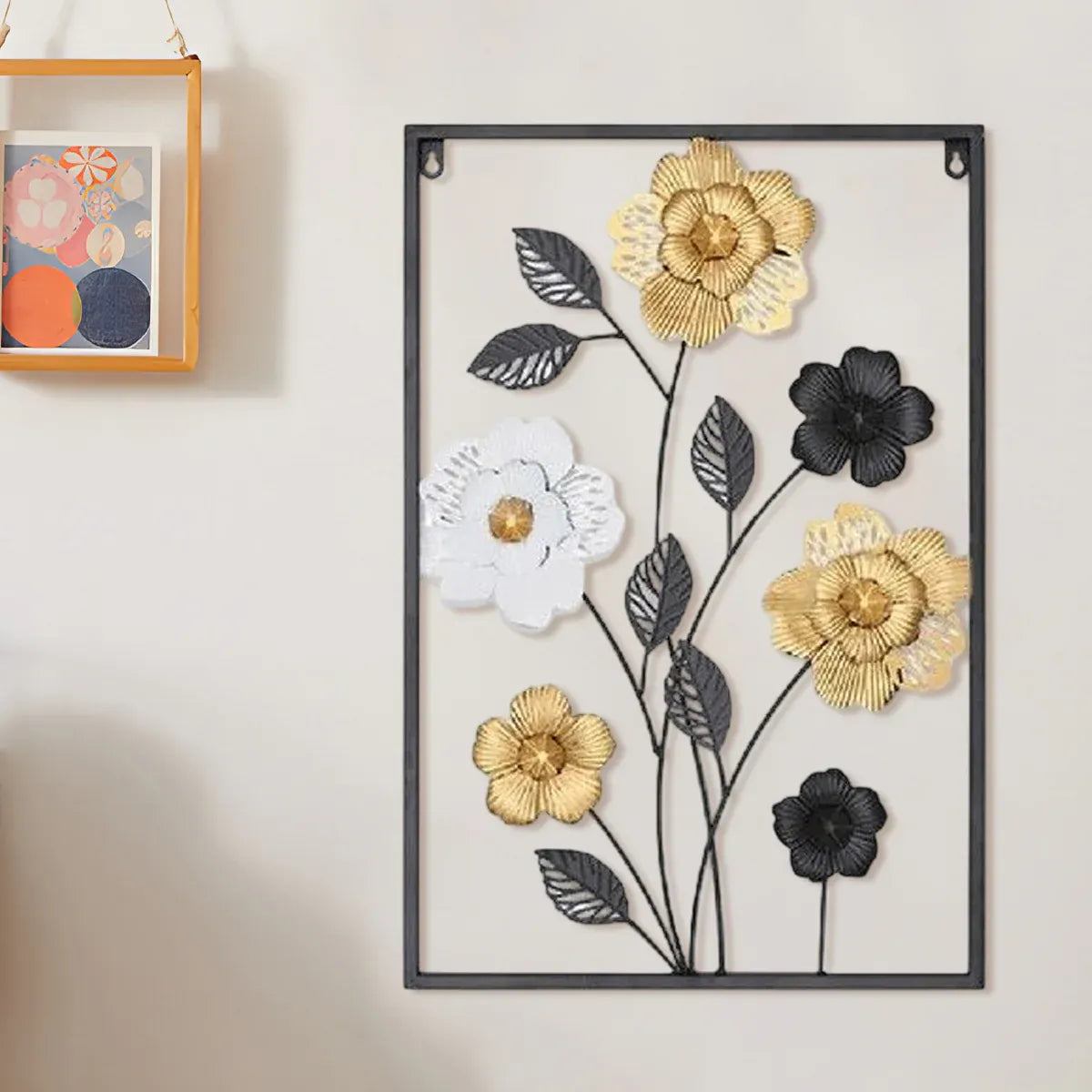 Modern Minimalist Iron Wall Art Decor Abstract Design for Home Wall Decoration