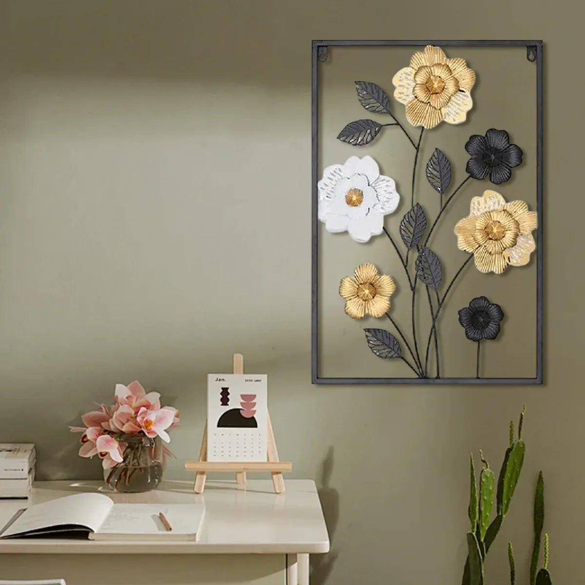 Modern Minimalist Iron Wall Art Decor Abstract Design for Home Wall Decoration