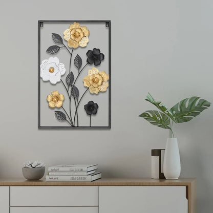 Modern Minimalist Iron Wall Art Decor Abstract Design for Home Wall Decoration