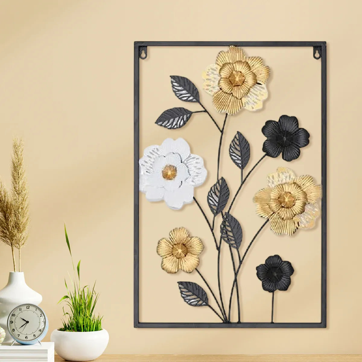 Modern Minimalist Iron Wall Art Decor Abstract Design for Home Wall Decoration