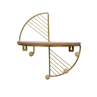 Wall Mounted Storage Rack Metal Shelf Easy Installation Durable Space Saving