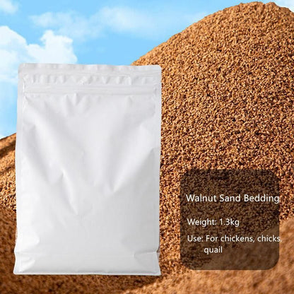 Walnut Sand Bedding Deodorant Dust-free for Chick Quail Deodorant Clean Supplies