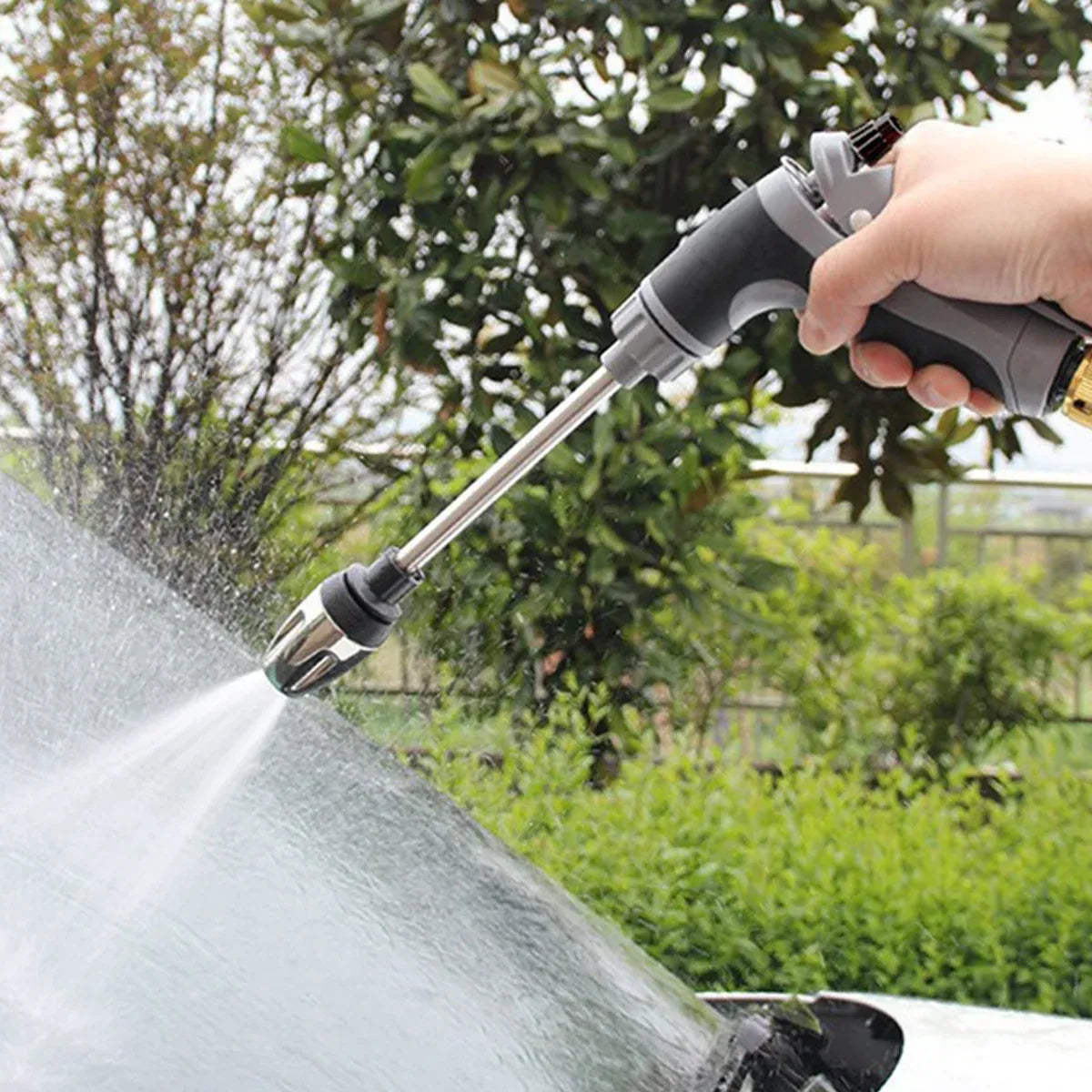 High Pressure Long Pole Water Spray Nozzle Household Car Wash Cleaning Sprayer - Car Wash Sprayer Only