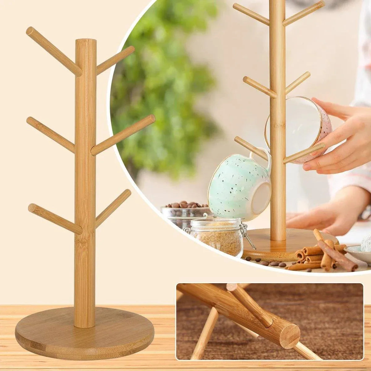 Household Cup Holder Water Cup Rack Drain Storage Coffee Mug Glass Hanger