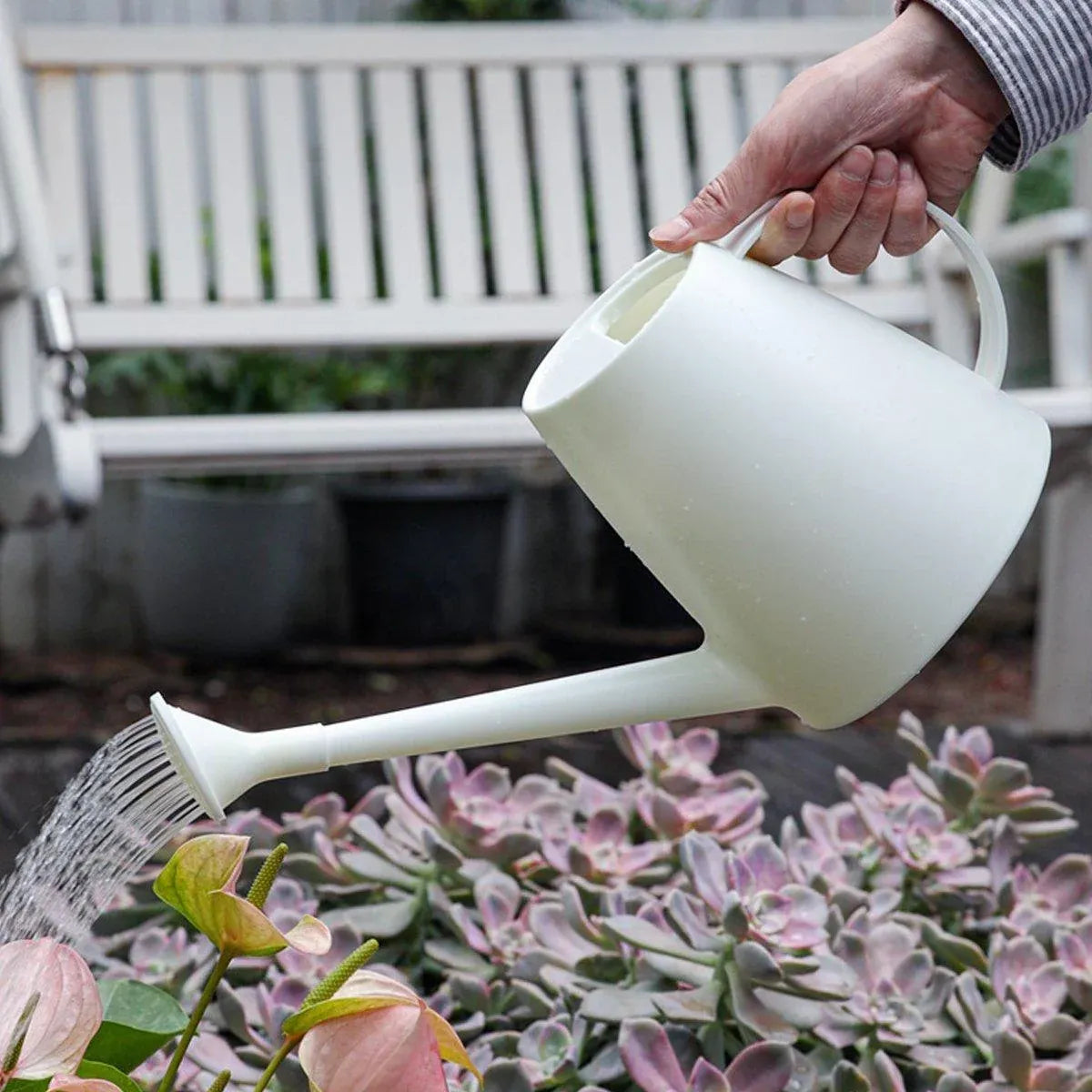 Long Spout Watering Can Garden Sprinkler Gardening Tools for Plants Flowers - Green