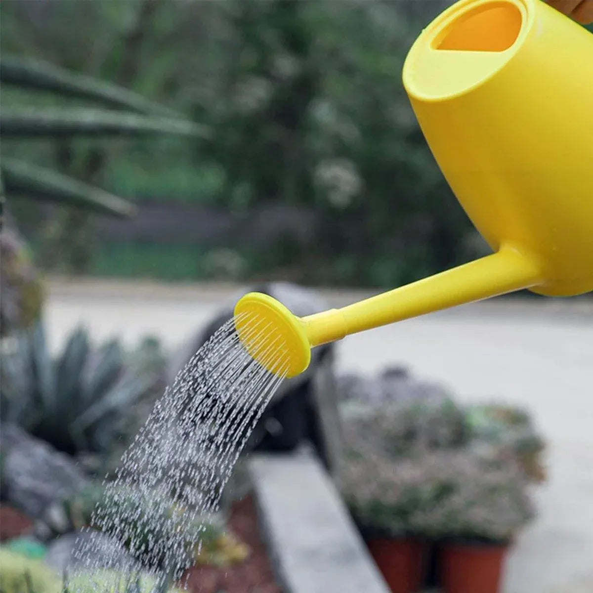 Long Spout Watering Can Garden Sprinkler Gardening Tools for Plants Flowers - Grey
