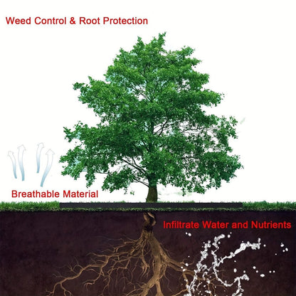 10PCS Weed Barrier Disc Mats 80CM Garden Grass Control Mat Ground Cover Mats