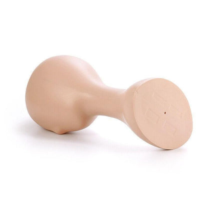 Display Stand Female Mannequin Head for Wig Hat Scarf Hair Model - Natural