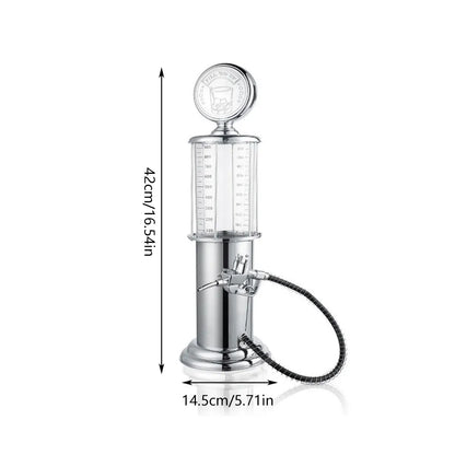 Single or Double Head Wine Dispenser Plastic 1L Capacity Leak Proof Easy Clean - Single Head