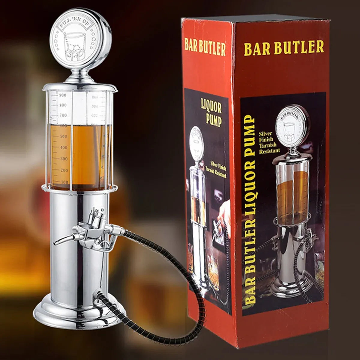 Single or Double Head Wine Dispenser Plastic 1L Capacity Leak Proof Easy Clean - Single Head