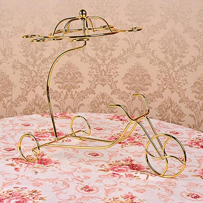 Iron Wine Bottle Holder Rack Wine Cooler Stand Decorative Storage Display