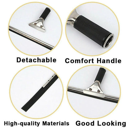 Household Wiper Bathroom Scraper Cleaning Tool for Glass and Floor Cleaning - 40CM