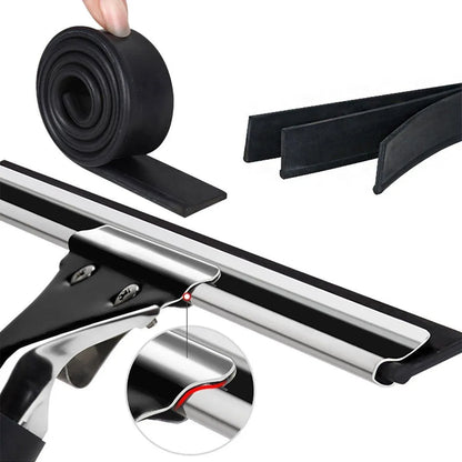 Household Wiper Bathroom Scraper Cleaning Tool for Glass and Floor Cleaning - 40CM