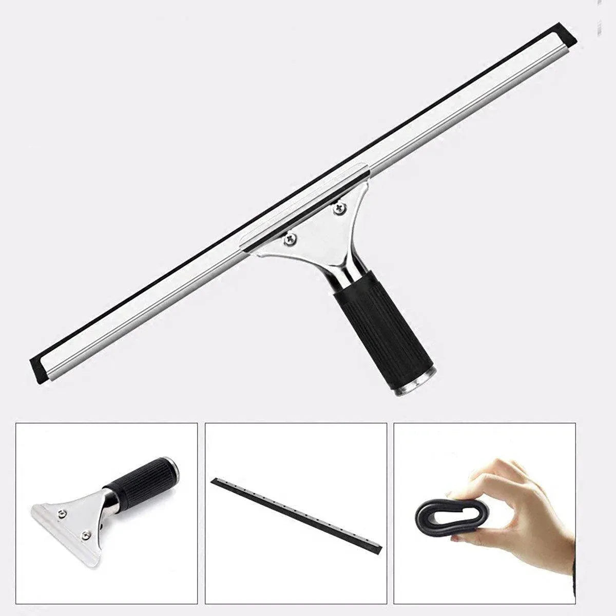 Household Wiper Bathroom Scraper Cleaning Tool for Glass and Floor Cleaning - 40CM