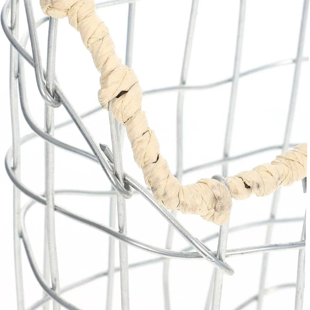 Wire Woven Storage Basket for Home Organization Sundry Basket Decorative Storage - Large