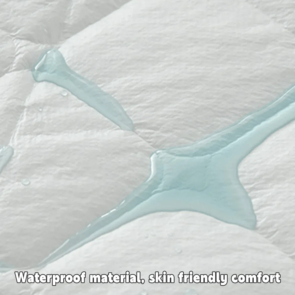 Hotel Mattress Protector Bed Top Cover Waterproof Fitted Sheet Bedroom Hygiene - 153x203cm