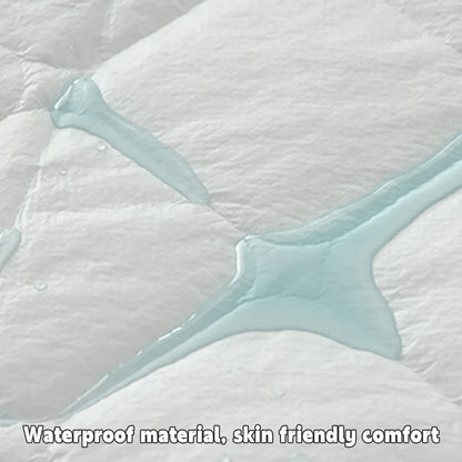 Hotel Mattress Protector Bed Top Cover Waterproof Fitted Sheet Bedroom Hygiene - 91x190cm