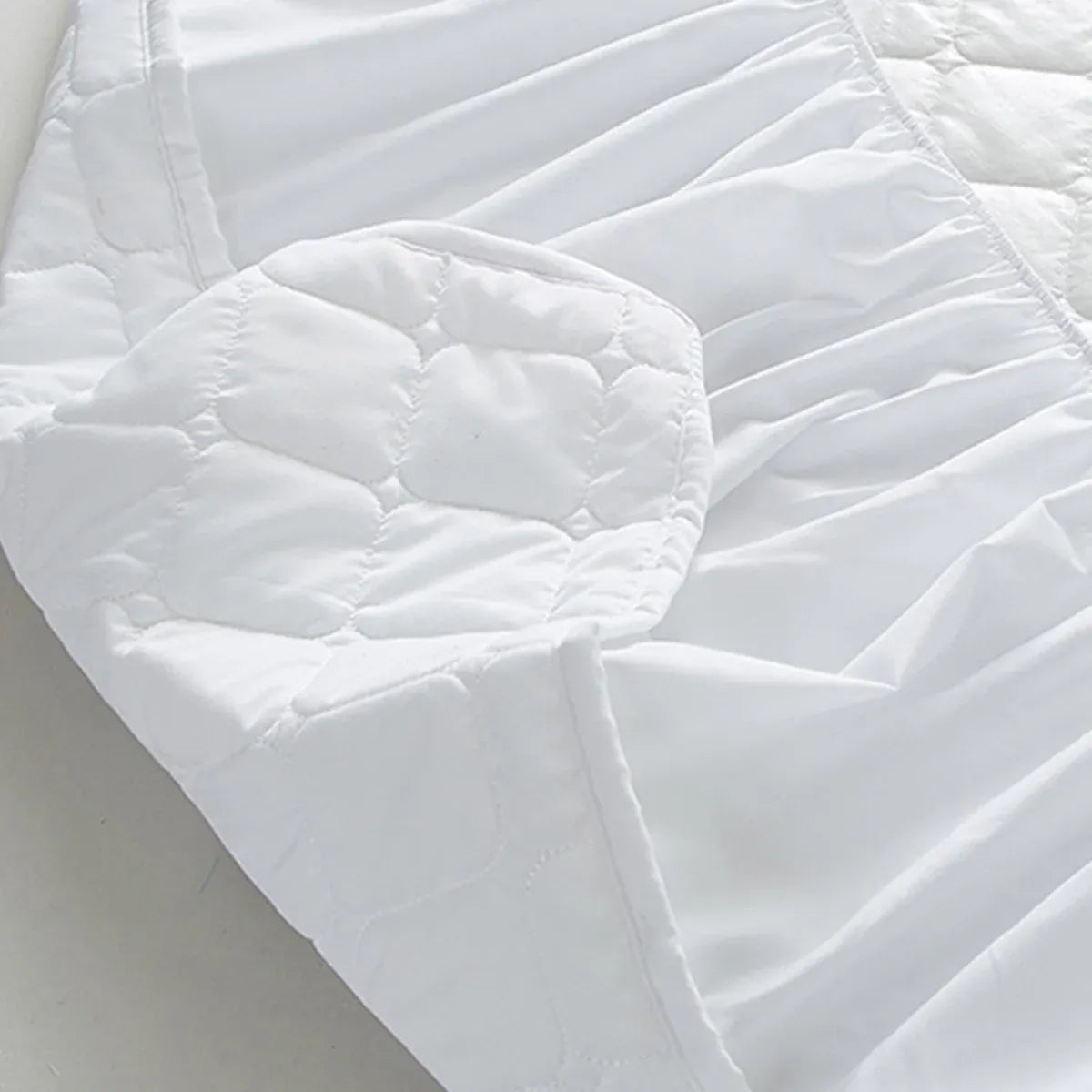 Hotel Mattress Protector Bed Top Cover Waterproof Fitted Sheet Bedroom Hygiene - 91x190cm