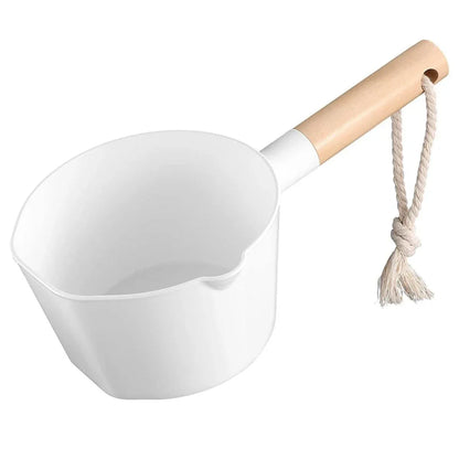 Wooden Handle Water Spoon Kitchen Ladle Spoon for Cooking and Serving Soup