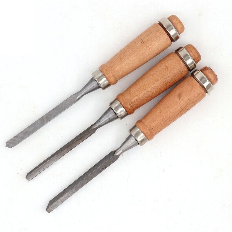 12PCS Wood Carving Chisel Set with Hardwood Handles for Woodturning and DIY