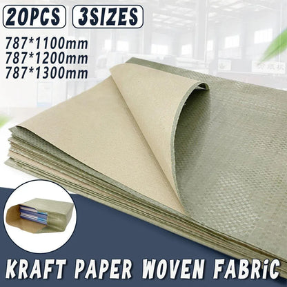 Heavy Steel Duty Kraft Paper Woven Fabric Composite for Book Furniture Packaging - 787-1100mm