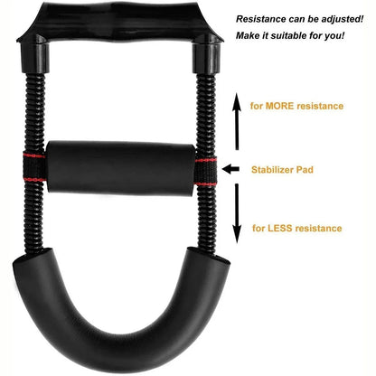 Adjustable 3Level Wrist Strengthener Grip Strength Trainer for Hand Exercise Use - Silver