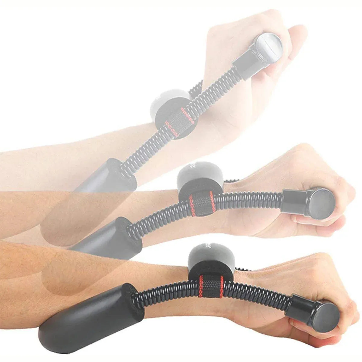 Adjustable 3Level Wrist Strengthener Grip Strength Trainer for Hand Exercise Use - Silver
