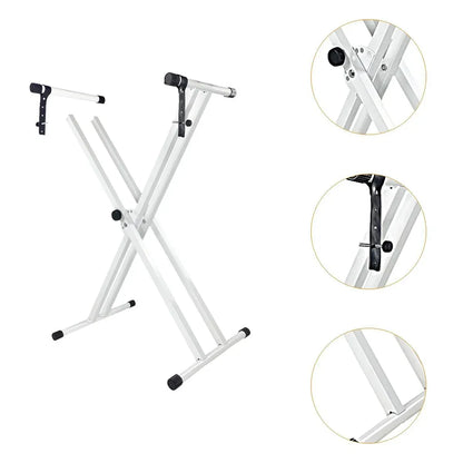 White Electronic Keyboard Stand Electronic Keyboard Stand for Home Studio