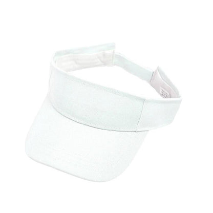 Women Adjustable UV Protection Sport Visor Cap Beach Sun Hat New Stylish Design - White