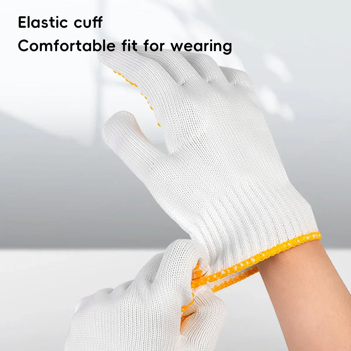 Wear Resistant Anti Slip Dotted Work Gloves for Home Garden Tasks