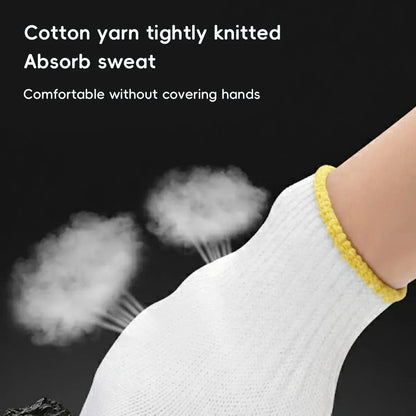 Wear Resistant Anti Slip Dotted Work Gloves for Home Garden Tasks