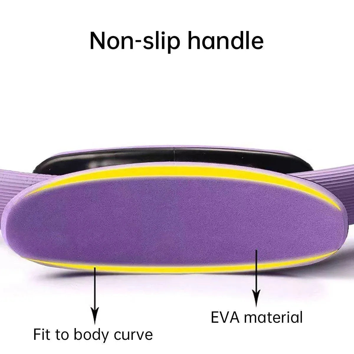 6 Colours Pilates Yoga Ring Magic Circle Fitness Equipment for Toning Slim Legs - Green