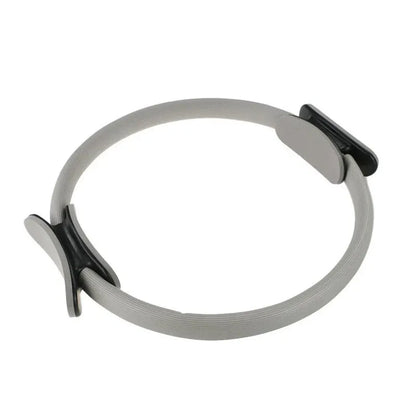 6 Colours Pilates Yoga Ring Magic Circle Fitness Equipment for Toning Slim Legs - Grey