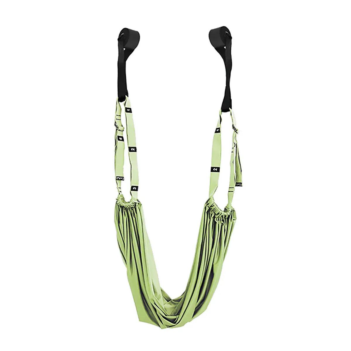 Air Yoga Rope Elastic Stretch Belt Inversion Training Strap Handstand Fitness - Green