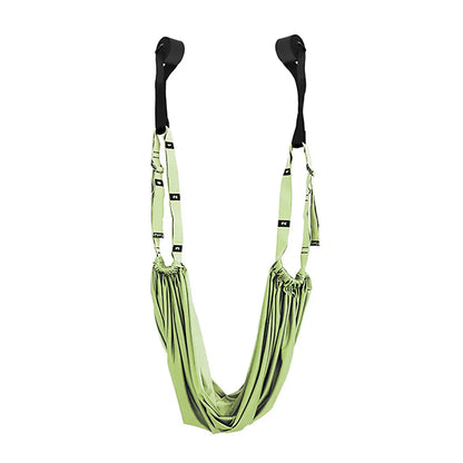Air Yoga Rope Elastic Stretch Belt Inversion Training Strap Handstand Fitness - Green