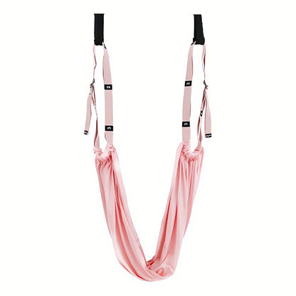 Air Yoga Rope Elastic Stretch Belt Inversion Training Strap Handstand Fitness - Pink
