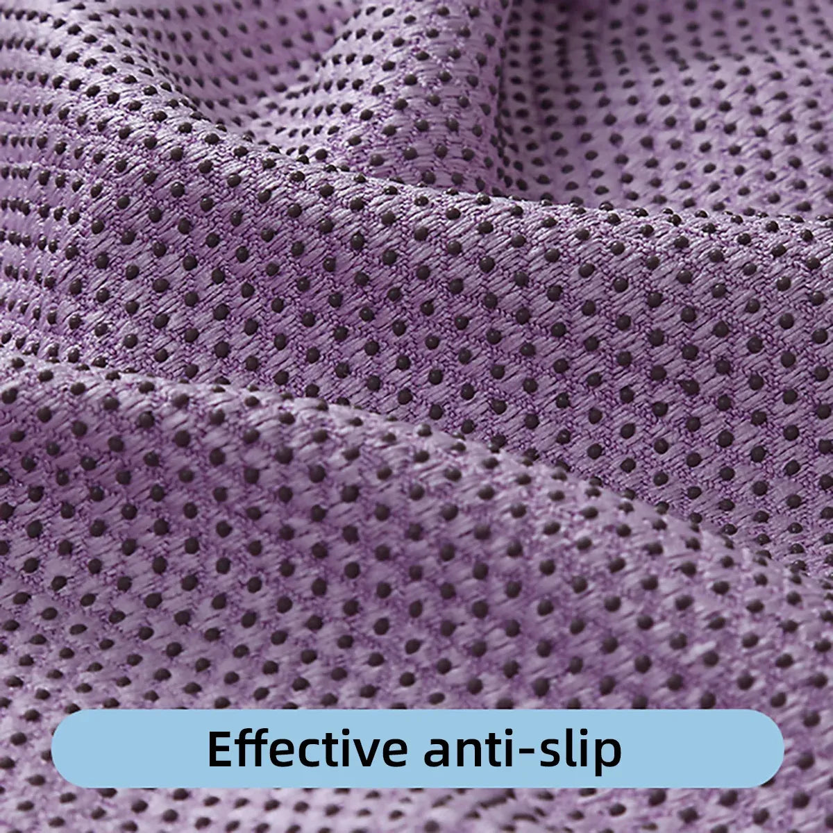 Sports Fitness Ultra Fine Fiber Sweat-Absorbent Diamond Pattern Yoga Towel - Blue