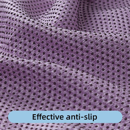 Sports Fitness Ultra Fine Fiber Sweat-Absorbent Diamond Pattern Yoga Towel - Pink