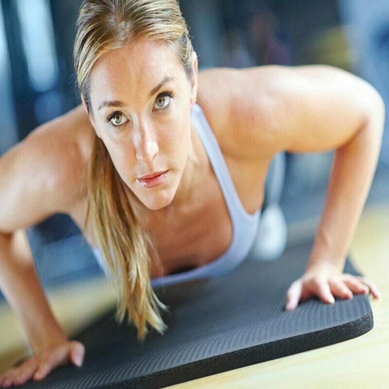 10MM Thick Durable NBR Yoga Mat for Gym and Pilates - Blue