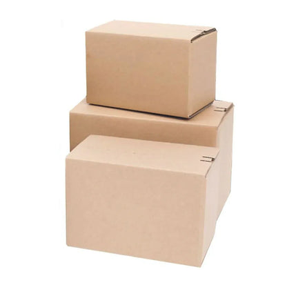 20PCS Corrugated Cardboard Boxes 2 Sizes for Ecommerce Storage Packing Sturdy - 145 x 85 x 105mm