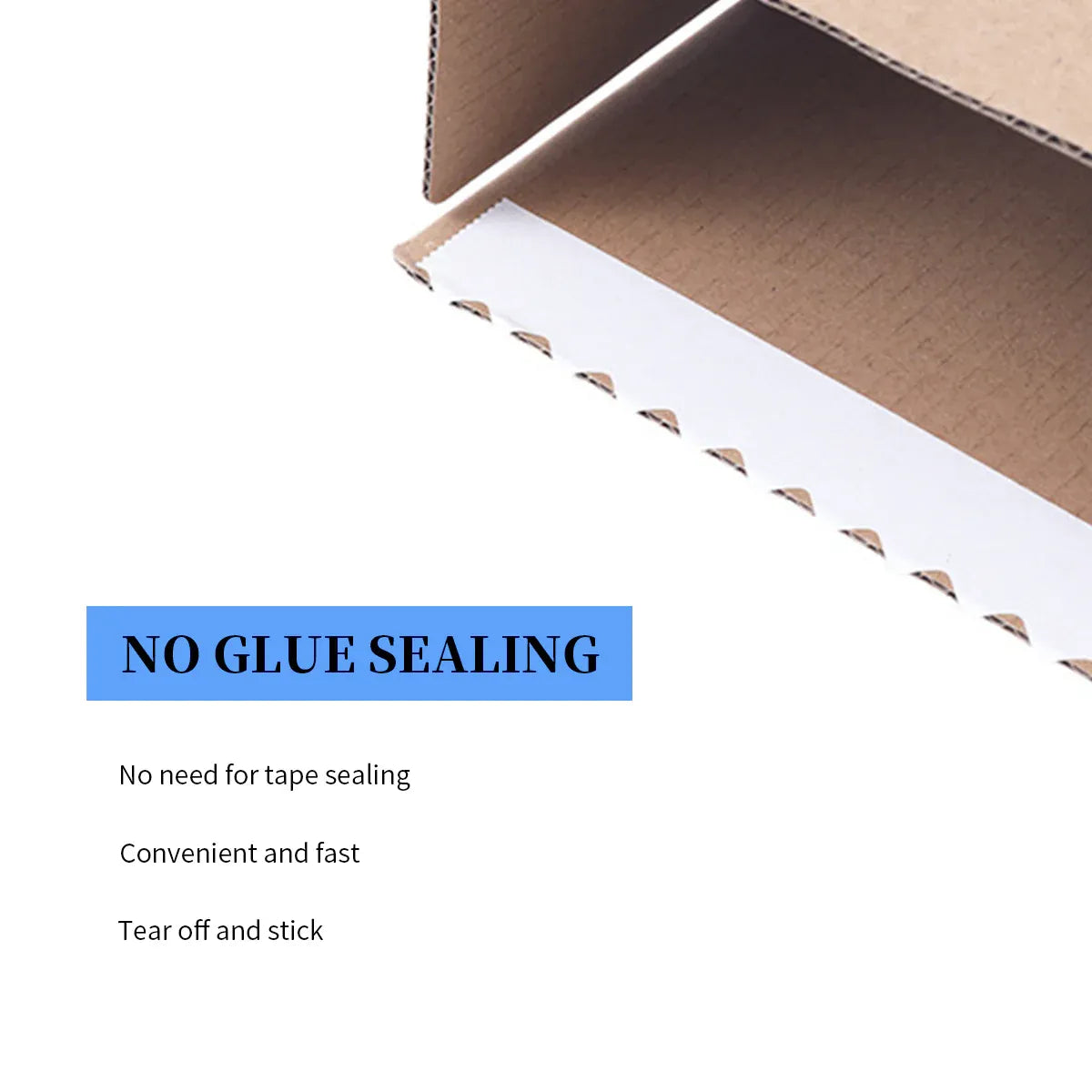 20PCS Corrugated Cardboard Boxes 2 Sizes for Ecommerce Storage Packing Sturdy - 145 x 85 x 105mm