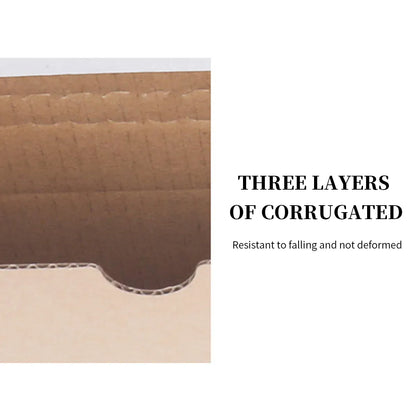 20PCS Corrugated Cardboard Boxes 2 Sizes for Ecommerce Storage Packing Sturdy - 145 x 85 x 105mm