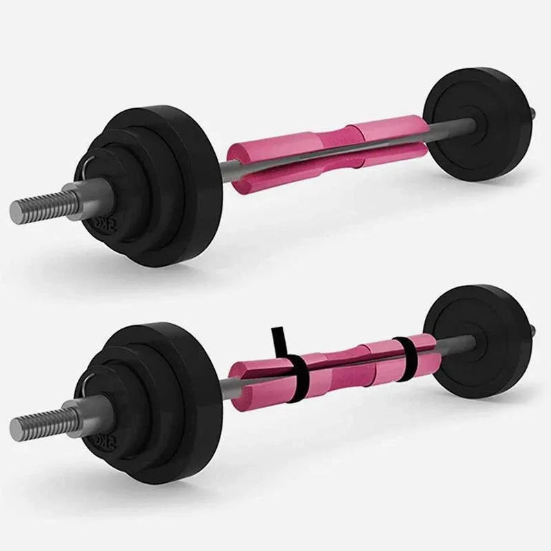 Squat Pad Barbell for Squats Lunges Hip Thrusts Neck Shoulder Protective Support - Grey