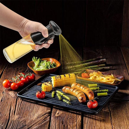 Olive Oil Sprayer Dispenser Cooking Baking BBQ Spray Bottle Kitchen Tool HG - White